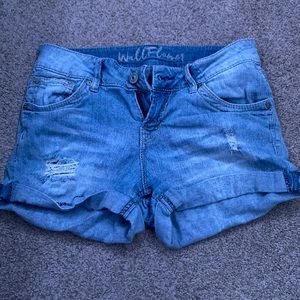 WallFlower LowRise Jean Shorts